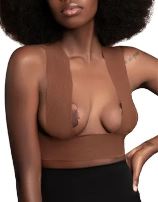 Imagen del producto de Bye-Bra - Body Cinta 5 M X 6.5 Cm + 3 Pares De Pezoneras Marrón