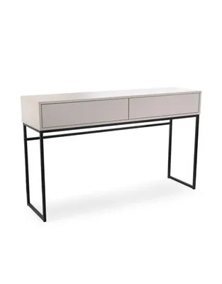 Produktbild von KLICKMOEBEL Schminktisch Sandbeige GENUA Moderner Frisiertisch, Push-to-Open, minimalistisches Design, vielseitig kombinierbar