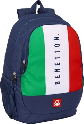 Produktbild von Schulrucksack Benetton Flag Marineblau 32 x 44 x 16 cm