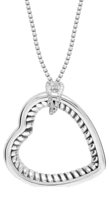 Immagine prodotto di Collana da donna Bibei con ciondolo a cuore, argento sterling 925, modello BICLL021