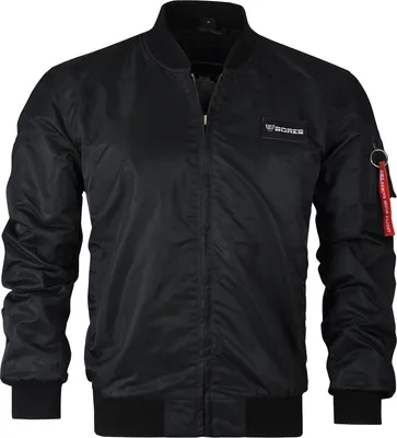 Zdjęcie produktu dla Kurtka motocyklowa Bores Bomber czarna 2XL