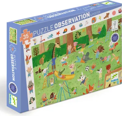 Image de Puzzle d'observation « Le jardin des petits amis », Djeco