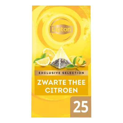 Produktbild von Lipton - Tee Lipton Exklusiv Citroen 25x2gr | Sich ein 25 -Stück schnappen