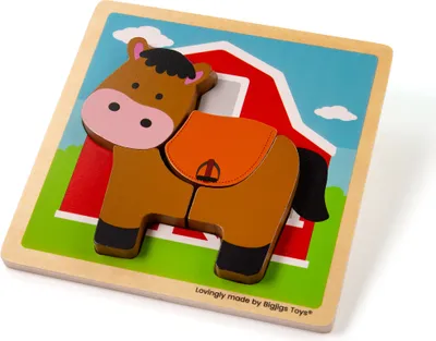 Produktbild von Bigjigs Toys Einlegepuzzle Pferd