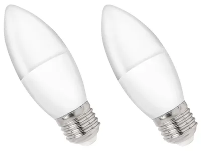 Produktbild von Spectrum E27 LED Kerzenlampe 4W 340lm 4000K Neutralweiß 230V 2 Stück