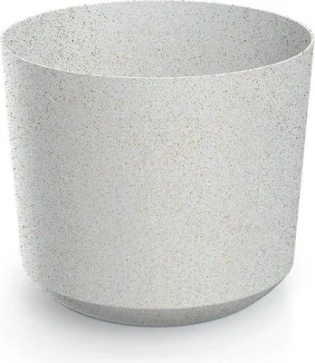 Zdjęcie produktu dla Prosperplast s.r.o. Doniczka TUBO ECO WOOD 39 cm, biała