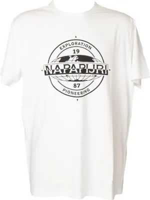 Obrázek produktu pro Pánské tričko NAPAPIJRI s krátkým rukávem a kulatým výstřihem, bavlna, číslo NP0A4GQN, velikosti S – GJORA SS, XXXL (3XL), 100 % bavlna