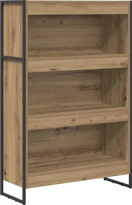 Image de Bibliothèque Chêne artisan 80 x 30 x 121 cm Bois d'ingénierie