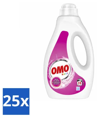 Produktbild von 25 x OMO Flüssigwaschmittel Color - 950 ml - Vorteilspackung - 25 Stücke