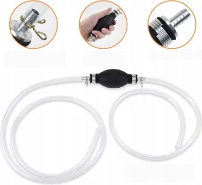Produktbild von GEKO | Benzinpumpe Handpumpe,2M, für Kraftstoffe Benzin Diesel Wasser Öl, Transferpumpe, Dieselpumpe, Kraftstoffpumpe, Wasserpumpe, Umfüllpumpe
