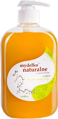 Obrázok produktu pre Prírodné tekuté mydlo s nanostriebrom 500 ml VINSVIN
