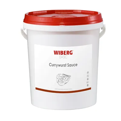 Verpackungsbild Wiberg Currywurst Sauce mit Konservierungsstoffen fruchtig süß 6000g