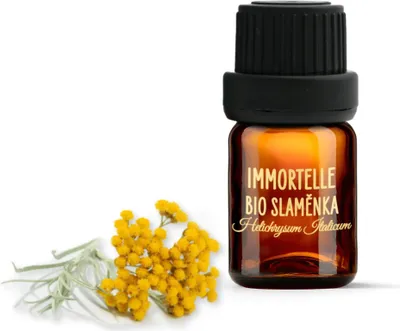 Obrázek produktu pro Vzácný BIO éterický olej Slaměnka - 3g