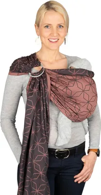Produktbild von HOPPEDIZ Babytragetuch Ring-Sling kbA Malmö rose