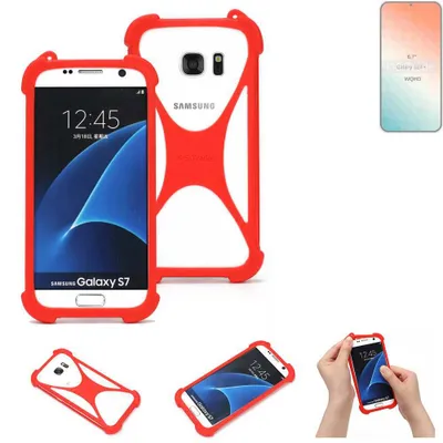 Produktbild von K-S-Trade Handy-Hülle kompatibel mit Samsung Galaxy S24+ Schutz-Hülle Bumper Silikon Schutz Hülle Cover Case Silikoncase Silikonbumper TPU Softcase