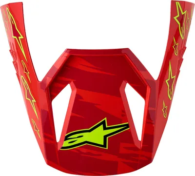 Produktbild von Alpinestars S-M3 Falcon Helmschirm, rot, Einheitsgröße