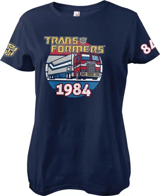 Produktbild von Optimus Prime of 1984 Girly Tee - Large - Navy