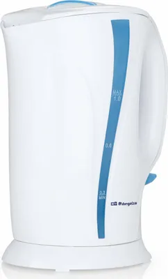 Produktbild von Orbegozo KT-5002, 1 l, 1650 W, Blau, Weiß, Kunststoff, Wasserstandsanzeige, Drahtlos