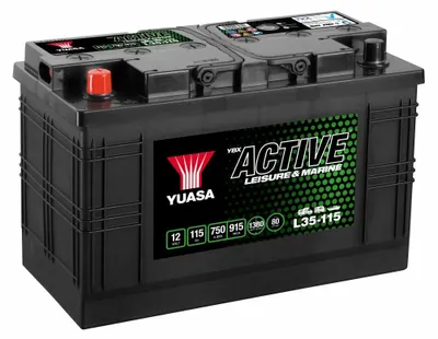 Produktbild von YUASA LEISURE Starterbatterie 12V 115Ah 750A/EN D2 LKW Batterie