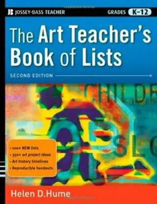Immagine prodotto di The Art Teacher's Book of Lists, Grades K-12