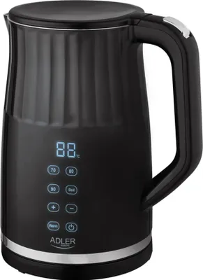 Zdjęcie produktu dla Adler AD 1350 1.7L temperature-controlled LED electric kettle Black