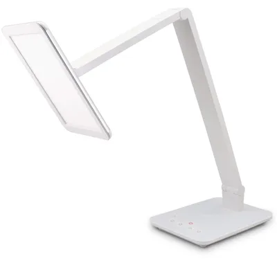 LED-Tischleuchte, dimmbar, 550 lm, Weiß, 37x15x43,5 cm