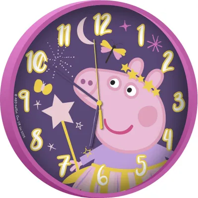Image de Horloge murale sous licence Peppa Pig pour enfants