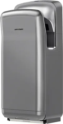 Produktbild von anydry 2005H Händetrockner, Kommerzieller elektrischer Händetrockner mit HEPA-Filter, Super Powerful, 7-10 Sekunden Trocknung, 1750-2050W, Silber