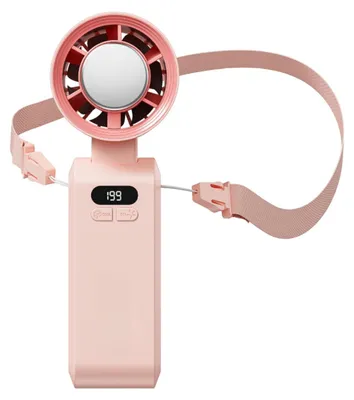 Produktbild von Tragbarer Handventilator, kleiner Taschenventilator, kleiner elektrischer Ventilator für Reisen/Arbeit/Zuhause/Outdoor