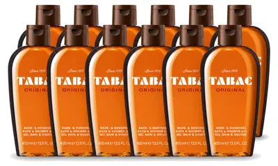 Produktbild von 12 x Tabac Original Bad- und Duschgel - Milde Reinigung - 400 ml - Vorteilspackung - 12 Stücke