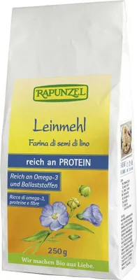 Produktbild von Rapunzel 416073, 250 g, 306 kcal, 1267 kJ, 9,3 g, 33,3 g, 1,03 g