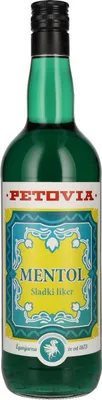 Produktbild von Petovia MENTOL Aromatiziran Sladki Liker 22% Vol. 1l