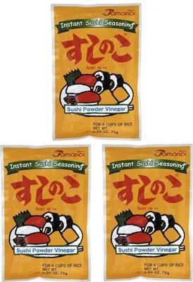 Produktbild von 3er Pack - TAMANOI japanisches Reisessigpulver Sushinoko (3x 75g) | pulverisierter Sushi-Essig