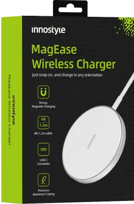 Produktbild von Innostyle Magease Indukčná Bezdrôtová Nabíjačka Pre Iphone Magsafe Magease 15W Biela