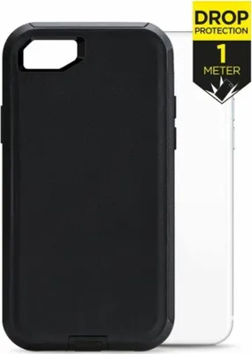Produktbild von Mobilize Defender iPhone SE (2022) Hülle Hardcase Backcover Stoßfest - Schwarz