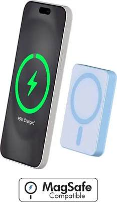 Image de PB MagSafe 5000mAh Mini Magnet USB C 15W Bleu