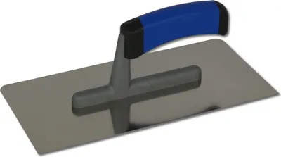 Produktbild von DEWEPRO Glättekelle PROFI 270x130mm abgerundetes Edelstahlblatt