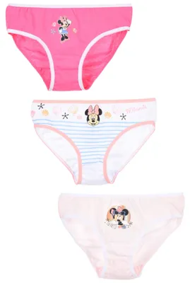 Produktbild von 3er-Set: Slips Disney Minnie Mouse Bunt 98-104 cm