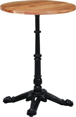 Obrázek produktu pro Noha bistro stolu černá 52 x 52 x 72 cm litinová