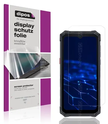 Image de 4x Film de protection d'écran pour iGET T2 protecteur clair dipos