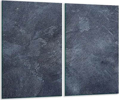 Produktbild von Herdabdeckplatten 2 teilig 30x52 Glaskeramikfeld Abdeckung Glas Schiefer