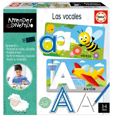 Image de Educa Borras - Gra Edukacyjna Vowels w Motywie Hiszpańskim - Produkt Premium