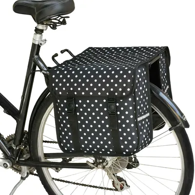 Productafbeelding van Solidchoice - Dubbele Fietstas 26L Waterafstotend Stevig en Stijlvol met Reflectie
