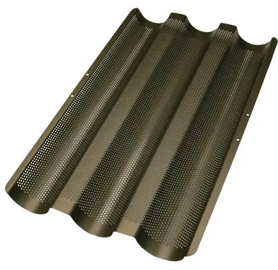 Produktbild von Baguetteblech, Baguettebackblech 37x24cm