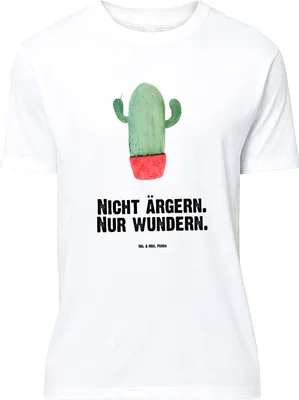 Produktbild von Mr. & Mrs. Panda Größe XL T-Shirt Kaktus Wut - Weiß - Geschenk, Kollege, Kakteen, mit Spruch, wütend, Tshirt, Büro, Kollegin, Shirt