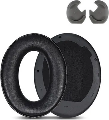 Image de INF Coussinet pour casque pour Sony WH-1000XM4 Le noir