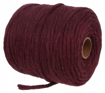 Image de Najder Cordon torsadé en coton pour macramé 100 m 5 mm