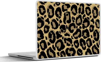 Produktbild von MuchoWow® Laptop Aufkleber Sticker Cover Pantherdruck - Muster - Leopard 30x21 cm - Sticker für Laptop - Selbstklebend