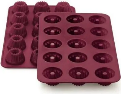 Produktbild von Betty Bossi Backform »Backform Mini-Gugelhupf«, (2-tlg), lebensmittelecht