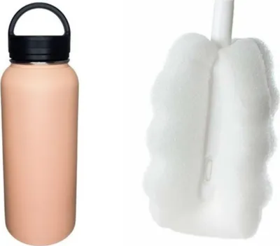 Obrázek produktu pro Termoska nerezová vakuová láhev 500 ml | láhev na pití | vakuový džbán na horké/studené nápoje nepropustná, robustní